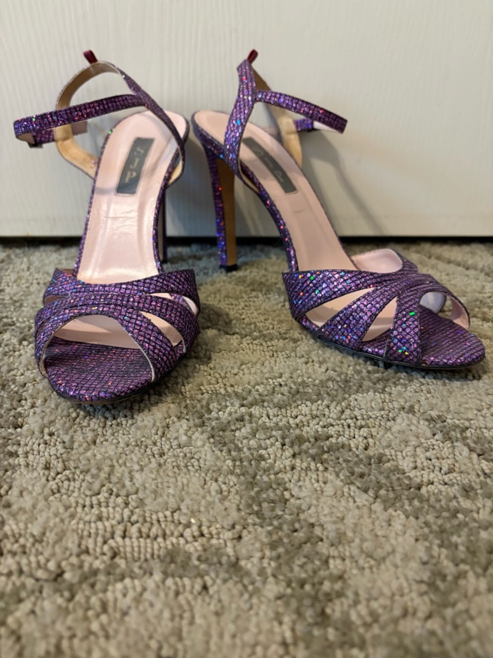 SJP open toe heeled sandle